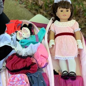 American Girl Samantha Doll with case,clothing and accessories